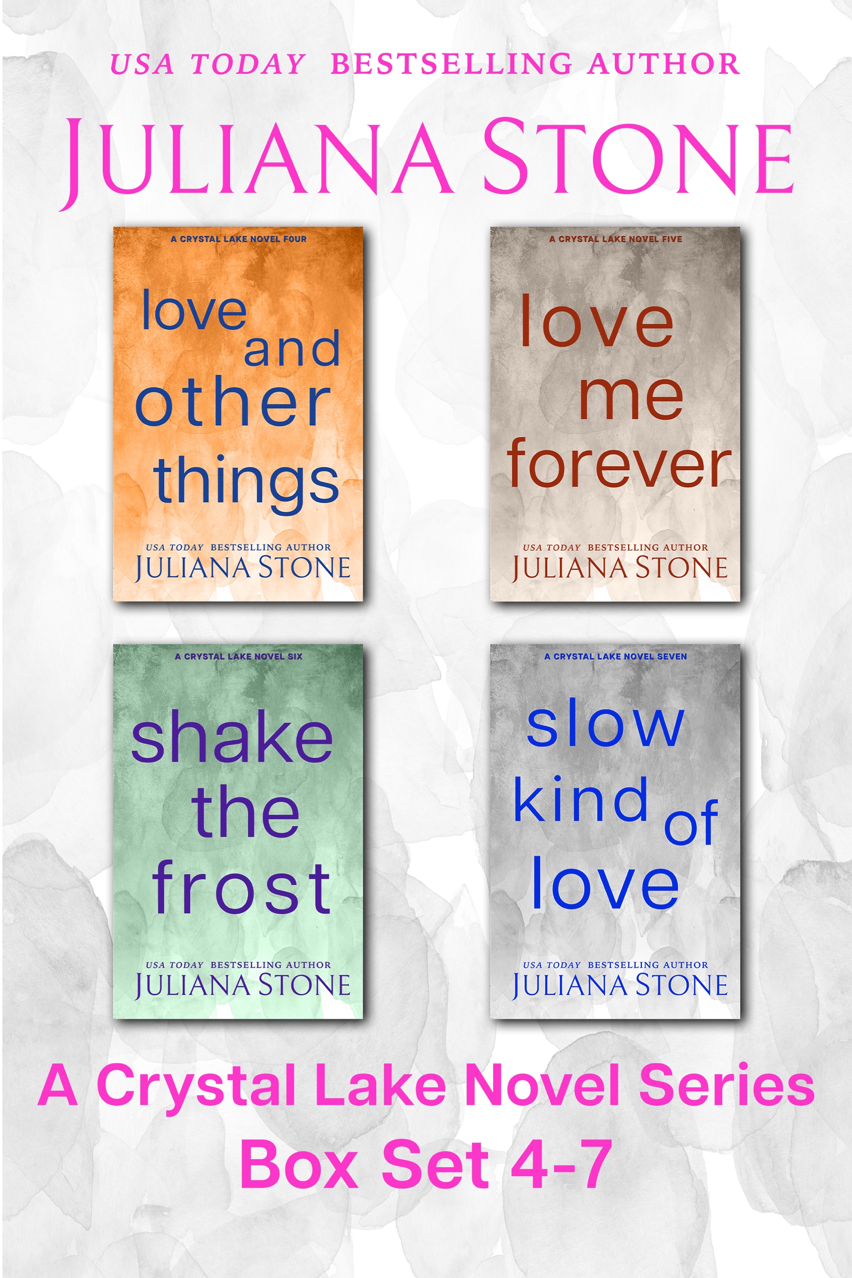 A Crystal Lake Novel Boxed Set 4-7 by Juliana Stone